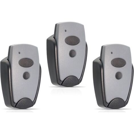 Lot de 3 télécommandes pour ouvre-porte de garage Marantec 868,3 MHz, 2 canaux, compatible avec Marantec Digital 302 384 304 313 321 323 131 (1/5)