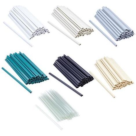 Clips de fixation pour brise vue en PVC x 30 gris clair