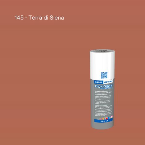 Rinnovo fughe sbiadite ripristinare pavimento ultracare fuga fresca 160 gr colore- terra di siena- 145 - confezione 1