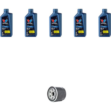 Kit filtro olio e 5L compatibile con Renault Scenic II / Grand Scenic 1.5 Dci 60kw Dal 2003 al 2005 (1/5)