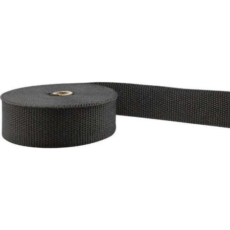 Ruban isolant pour collecteur d'échappement, 15 m, 50 mm (noir)