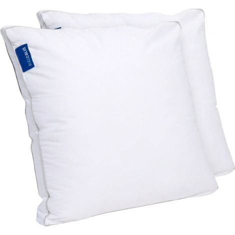 Lot de 2 Oreillers Ultra Moelleux Volume Premium coton qualité percale - 65x65cm