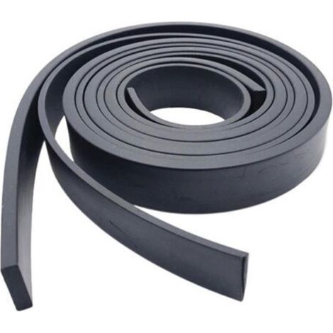 Bande d’étanchéité en caoutchouc massif rectangulaire noire – 30 mm de largeur × 10 mm d’épaisseur × 3 m de longueur – pour joint étanche, isolation et calfeutrage