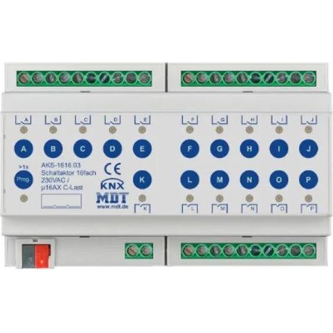 Actuador MDT AKS-1616.03 16 salidas 16 A 230 V