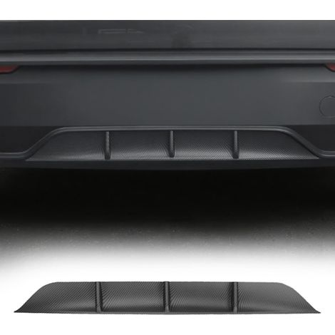 Diffuseur de Pare-Chocs arrière pour Model Y 2025+ Juniper, ABS Diffuseur de Lèvre D'aile de Spoiler De Châssis de Pare-Chocs Arrière, Carbone Matte (Not fit 2026 Standard) (1/5)