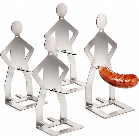 Accessoires de grillade pour hot dog, pinces à barbecue avec roues, rouleau à hot dog, accessoires de grillade pour saucisses, accessoires de barbecue. (1/5)