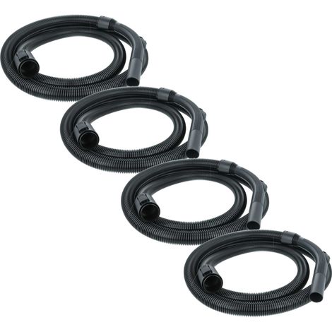 vhbw 4x Tuyau compatible avec Kärcher WD 3.150 NL, WD 3.200, WD 2 Premium, WD 3 aspirateurs - 3,5 m, poignée, avec raccord circulaire 35 mm