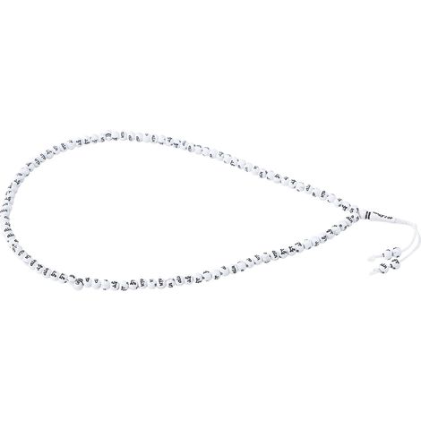 Chapelet musulman, chapelet de prière islamique, 99 grains, résine dorée, article religieux blanc (1/5)