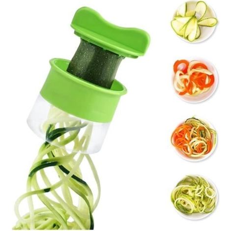 Gemüseschneider, Gemüseschneider für Zucchini, Nudeln, Karotten, Gurken, Gemüsespiralschneider (1/4)