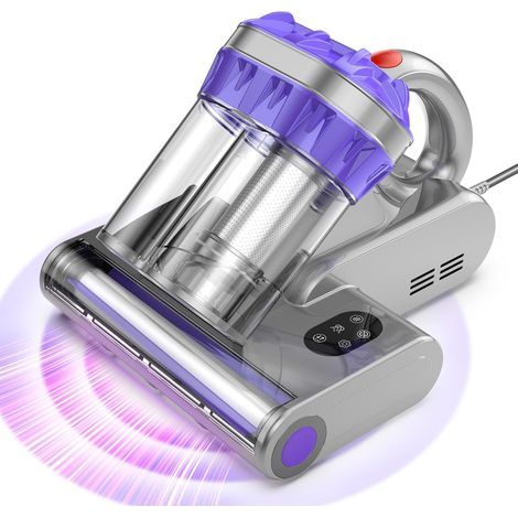 Aspirateur Anti‑Acariens M1, Lampe UV et Air Chaud pour Matelas, Violet (1/5)