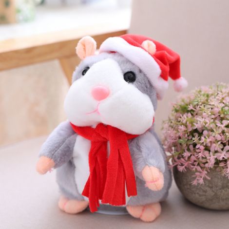 Hochet Hamster Parlant Répète Tes Mots Jouet Interactif Enregistreur Voix Pour Enfants Peluche Drôle Cadeau Anniversaire Enfant 3 Ans Plus (1/5)