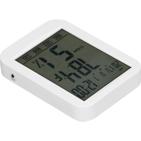Thermomètre Hygromètre Numérique LCD Écran Tactile Testeur Température Humidité pour Maison Bureau (1/5)