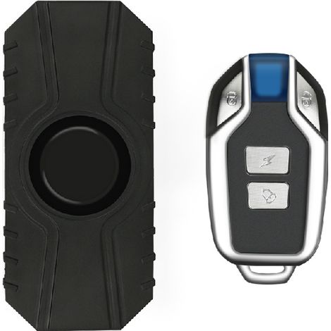 YMYNY Alarme de vélo électrique étanche avec télécommande, antivol pour porte de vélo électrique, 113 dB, forte sensibilité réglable, accessoires pour scooter, capteurs de vibrations (1/4)