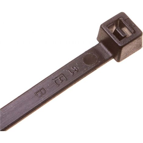 Brida para cables 160x4.5 negra UV BMN1648E /100 unidades/