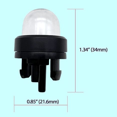 Ampoule D'amorçage - 188-512 - Compatible Tronçonneuse Coupe-bordure Souffleur Débroussailleuse - Lot De 6 (1/5)