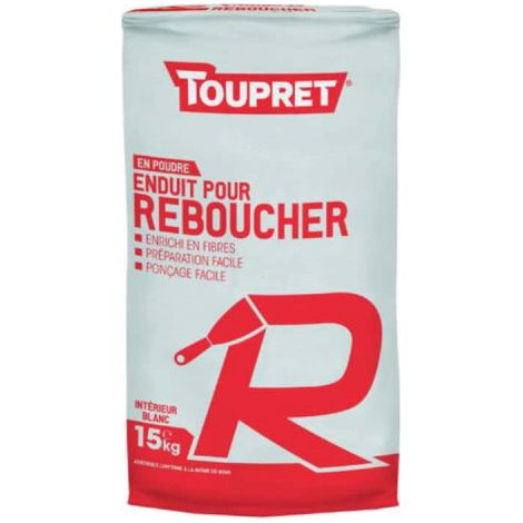 Toupret Basique & Chantiers Enduit Pour Reboucher R Poudre15kg - Toupret