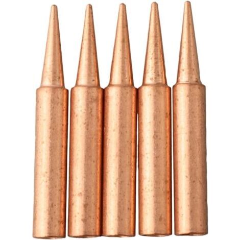 bleifreie 900M-T Kupferlötspitzen, 4 mm Innendurchmesser, 6 mm Außendurchmesser, für niedrige Temperaturen. Ersatzteile für Maschinen (900M TI).