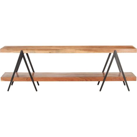 Meuble TV,Banc TV,Armoire TV 160x40x50 cm Bois d'acacia solide CFW211790 (1/5)