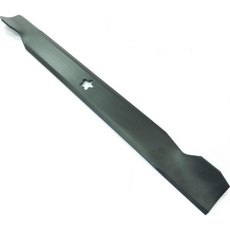 Lame soufflante 53 cm pour tondeuse autoportée – Compatible Husqvarna, Mc Culloch – Trou étoile 5 branches – Coupe nette sans éclat (1/3)