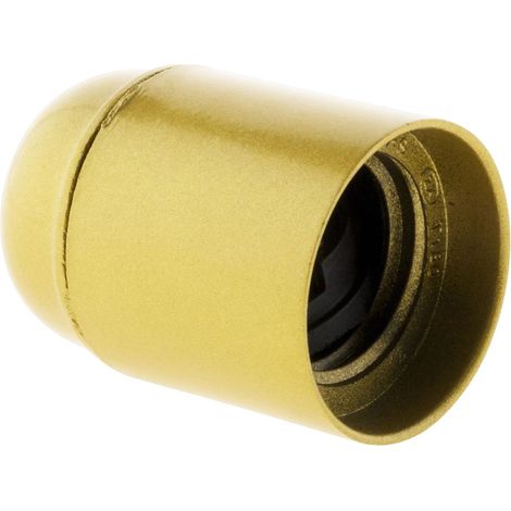 Zenitech – Douille E27 lisse sans bague en thermoplastique – 4A, 250V – Design épuré pour luminaires – Disponible en plusieurs coloris