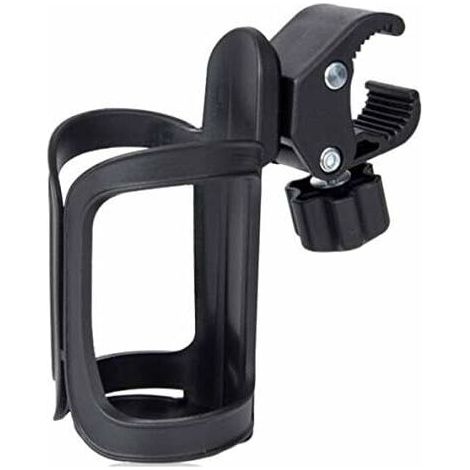 Cup Holder for Strollers, Bottle Holder Bike Cup Holder Cup Holder 360 Degree Rotation Bottle Holder for Bikes, Mountain Bikes and Wheelchairs (Black) (1/5)