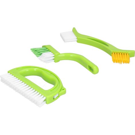 Ensemble de 4 brosses de nettoyage pour joints de carrelage, convenant aux baignoires, éviers et lavabos. (1/5)