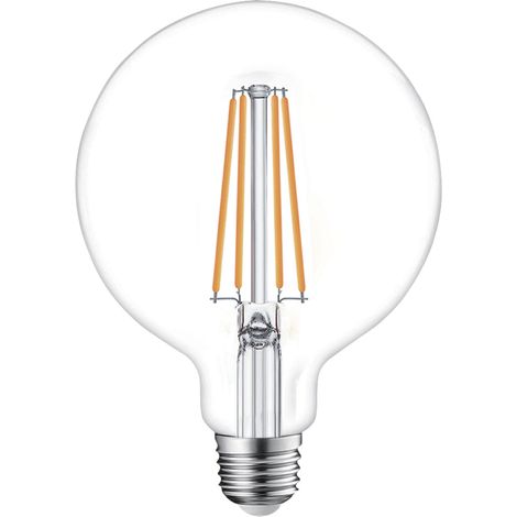 Alcapower Lampadina LED Globo G95 Dimmerabile 12W E27 1520lm 3000K Luce Calda - Tecnologia ad alta efficienza per illuminazione d'interni moderna (1/2)
