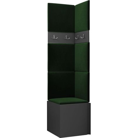 Conjunto para recibidor Pinis XXI, Manila 35, 186x42x46cm, Aglomerado laminado, Tapiz, Montada en la pared, Colocada (1/5)