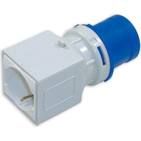 Adaptateur pour connecteur industriel RS PRO, 2P+E, 16A, 230 V ( Prix pour 1 )