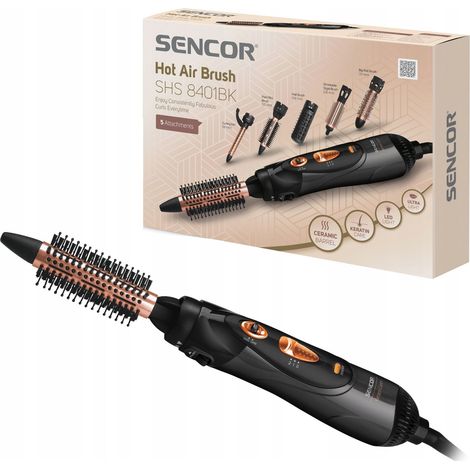 Asciugacapelli e arricciacapelli Sencor con 5 accessori, 1000W (1/5)