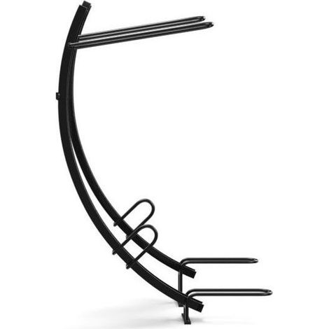 Support vélo RING SAVE en acier noir