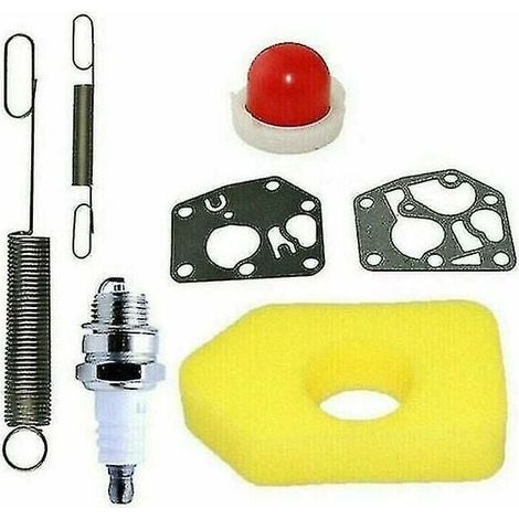 Kit d'entretien pour tondeuse gazon 698369 Filtre air adapt aux moteurs Briggs Stratton Classic et Sprint (1/5)