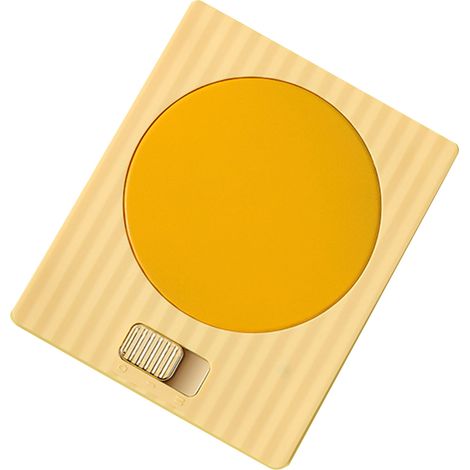 USB-Tassenwärmer mit 2 Temperaturstufen und 2 Modi – Konstante Wärme für Getränke, Eier, Kuchen und Servietten – 220 V, Gelb (1/5)