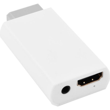 Le convertisseur Wii 2 est doté d'un port HDMI et prend en charge la HD 720p/1080p  il s'agit d'un mini adaptateur vidéo portable. (1/3)