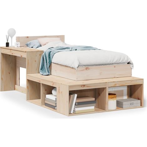 Maison Exclusive - Letto senza Materasso 75x190 cm in Legno Massello Pino