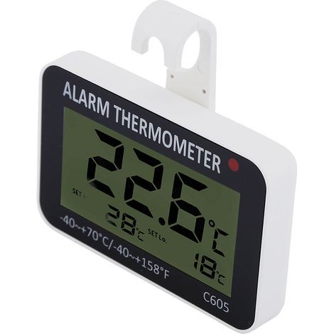 Großes digitales LCD-Thermometer für Kühlschrank und Gefrierschrank, mit Ständer, präzise Temperaturanzeige (1/5)
