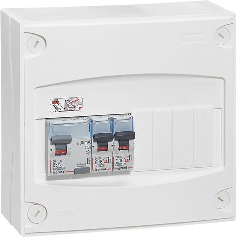 Legrand - Porte pour coffret DRIVIA 1 rangée 13 modules - blanche