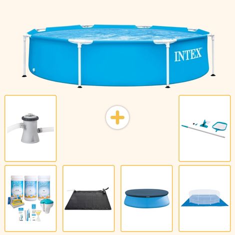 Intex Piscine Tubulaire Ronde - 244x51 cm - 7-pièces S20387 (1/5)