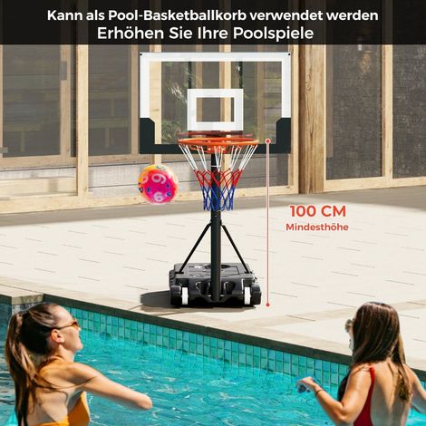 Verstellbarer basketballkorb fur den auenbereich hohenbereich 100 212 cm (1/5)