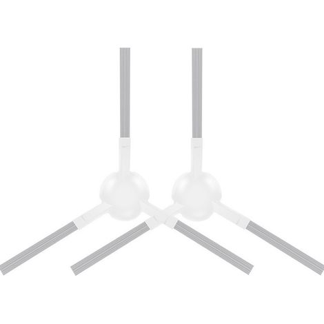 Paire de Brosse Latérale Blanche pour Robot Aspirateur Dreame L20 Ultra / X20 Pro / X20 Pro Plus (1/5)