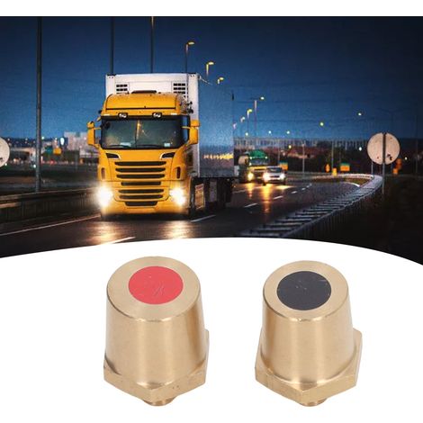 Bornier de batterie en laiton à filetage extérieur M8 (positif + négatif) pour la modification et la réparation des trous de batterie adaptateur de borne de batterie M8 pour l'extension. (1/5)