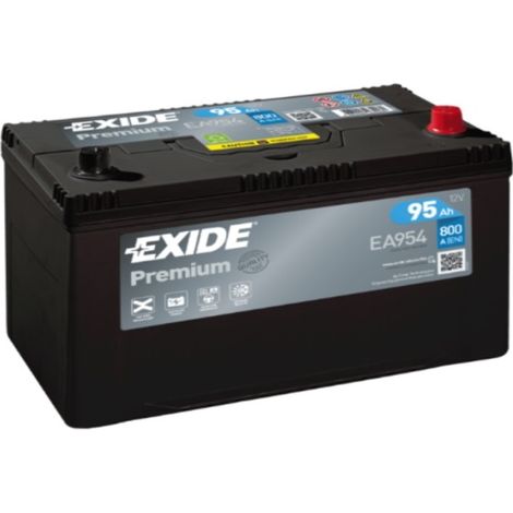 Batería de coche Tudor 95Ah EA954 Exide