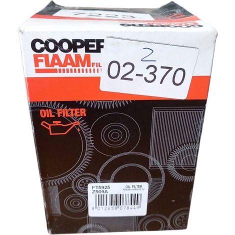 Filtro olio motore marca coopers fiaam codice filtro ft5925 z509a