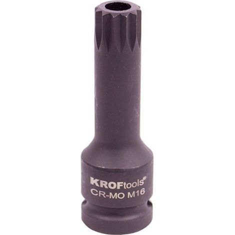 Douilles embouts impact a chocs spline xzn de m4 à m18 - de : xzn-m16h-perce