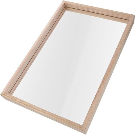 Cadre Photo Usage Solide et Acrylique Marron en Bois Naturel Cadre Photo à Poser Simple et Élégant pour Décoration de Bureau ou Chambre à Coucher (1/5)