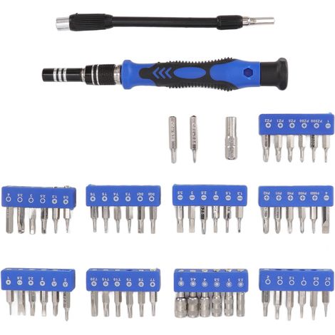 Kit de tournevis électronique 56 en 1 avec embouts magnétiques, outil de réparation de précision professionnelle pour téléphone, ordinateur et console de jeux (1/5)