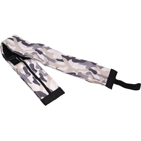 Sac de rangement grande capacité pour voyage, sac bandoulière imperméable, sac de courses pliable et portable, camouflage gris (1/5)