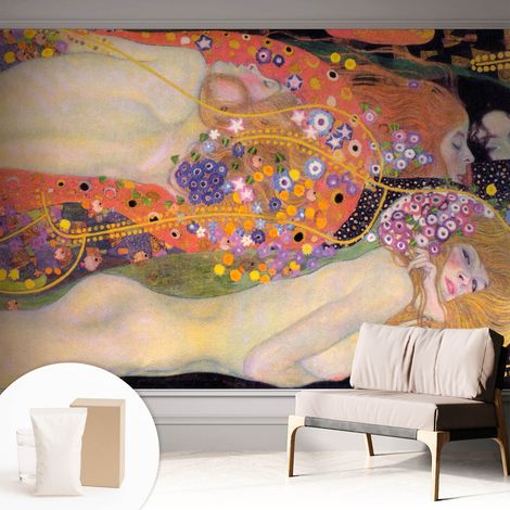 Tapete Vliestapete mit Kleber- abwaschbar - Raumgestaltung  Schlafzimmer Wohnzimmer Tapete Blumenkomposition 312x219 cm