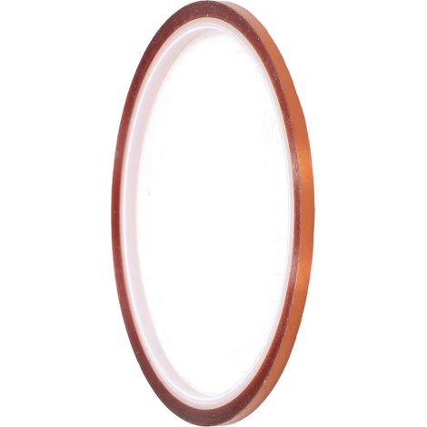 10 Stück Hochtemperatur-Klebeband, dunkelbraun, isolierend, aus Polyimidfolie, 3 mm, für Transformatoren (1/5)