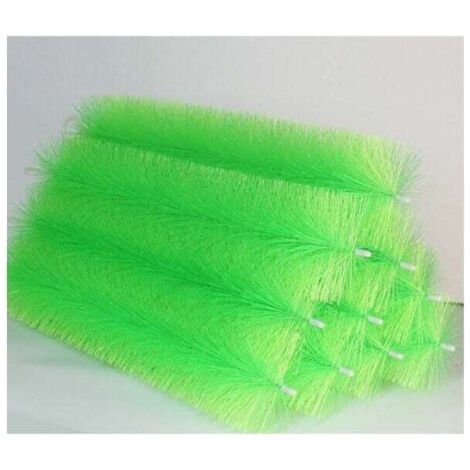 Lot de 10 brosses filtrantes Ø 30 cm pour bassin à koï – Fibres de polypropylène – Haute densité pour nettoyage optimal – Œillet en plastique